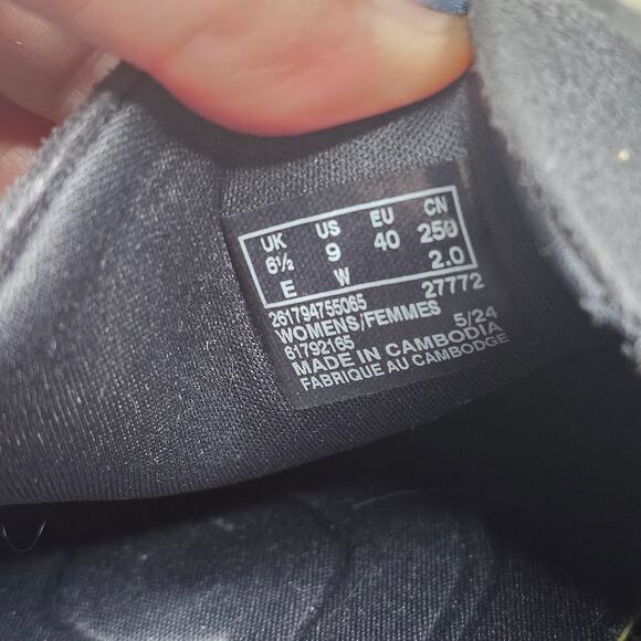 Clarks cloud steppers audreigh eve slip on platform sneaker blue Women's 9W - Picture 7 of 8